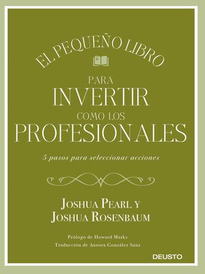 El pequeño libro para invertir como los profesionales - ebook
